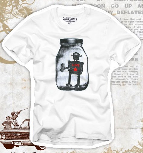"Love Bottle" Hollywood Vintage Style Men's T-shirt