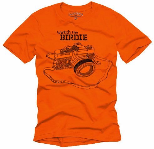 "Watch the Birdie" Hollywood Vintage Style Men's T-shirt