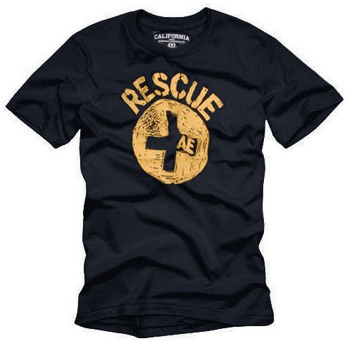"RESCUE" Hollywood Vintage Style Men's T-shirt