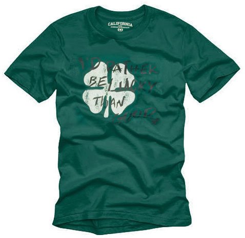 "Be Lucky" Hollywood Vintage Style Men's T-shirt