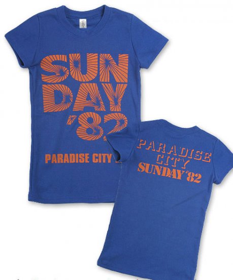 "Sunday 82" Hollywood Vintage Style Women's T-shirt