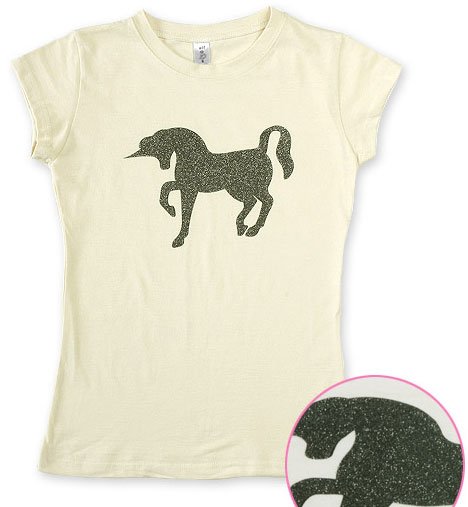 "Unicorn Pearl" Hollywood Vintage Style Women's T-shirt