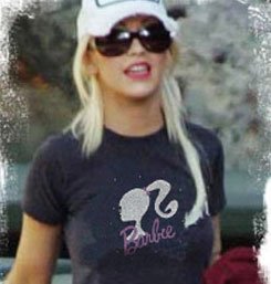 "Barbie Pearl" Hollywood Vintage Style Women's T-shirt