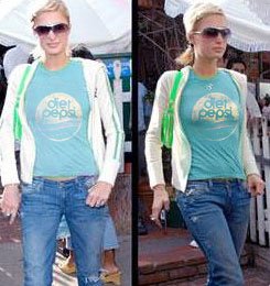 "Diet Pepsi" Hollywood Vintage Style Women's T-shirt