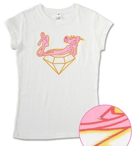 "Pink Panther" Hollywood Vintage Style Women's T-shirt