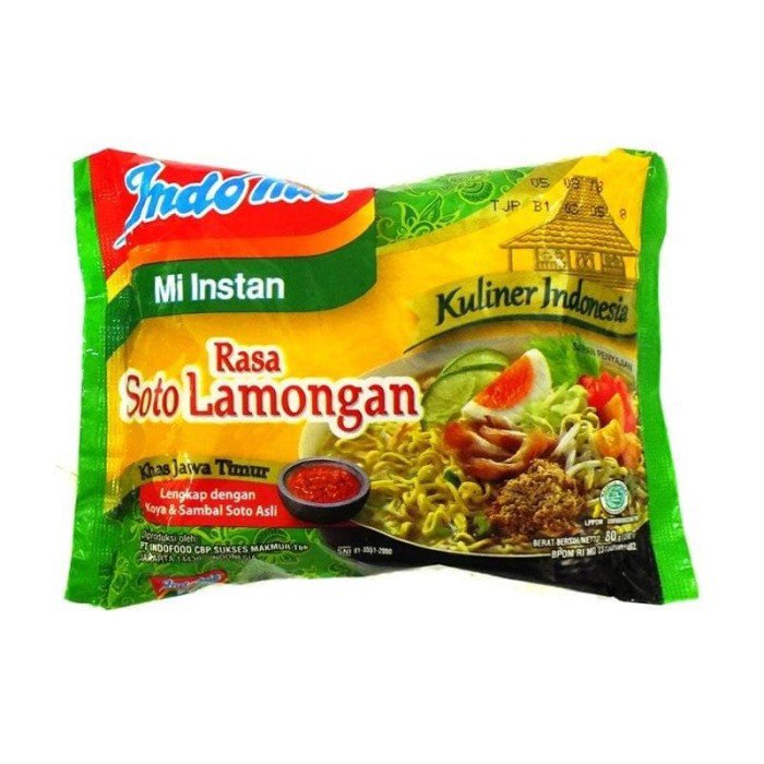 Indomie Mi Instant Soto Lamongan Gram Pack Of