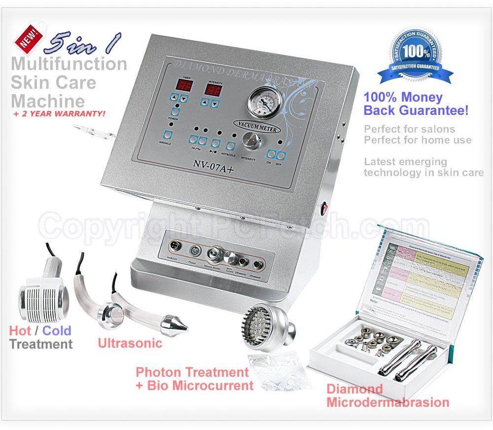 New Nova NV-07A+ 5 in 1 Salon SPA Microdermabrasion Diamond Peel Machine