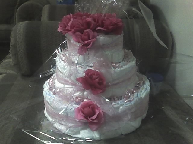3 TIER PINK CAKE