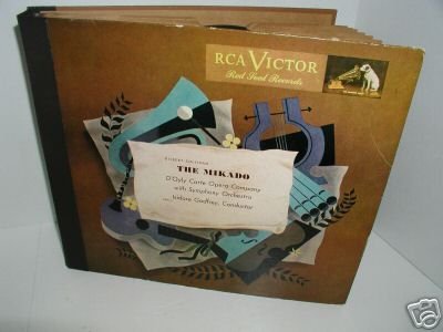 THE MIKADO RCA VICTOR RED SEAL RECORDS 11 COMPLETE SET