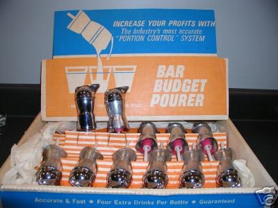 Bar Metal Pourer Budget Bottle Pourers Lot of 11