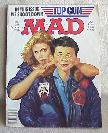 MAD Magazine Vol 267, December, 1986 Top Gun - Memory Lane Collectibles