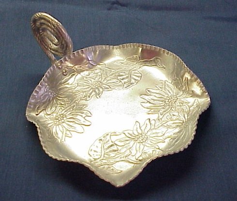 Vintage Aluminum Tray with Sunflowers - Memory Lane Collectibles