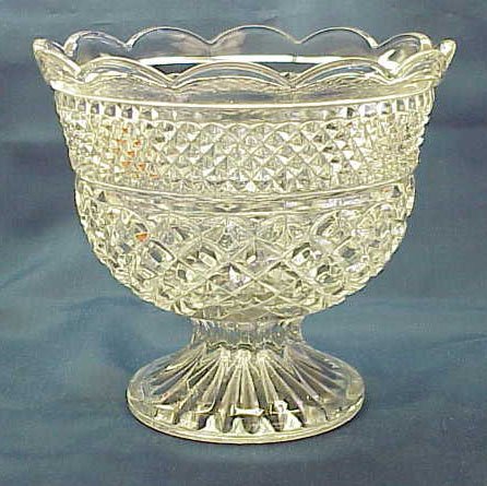 Vintage Anchor Hocking Wexford Pedestal Bowl - Memory Lane Collectibles