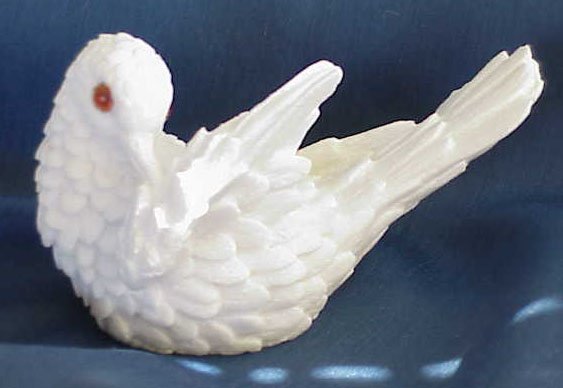 Salt Glazed Dove Figurine - Memory Lane Collectibles