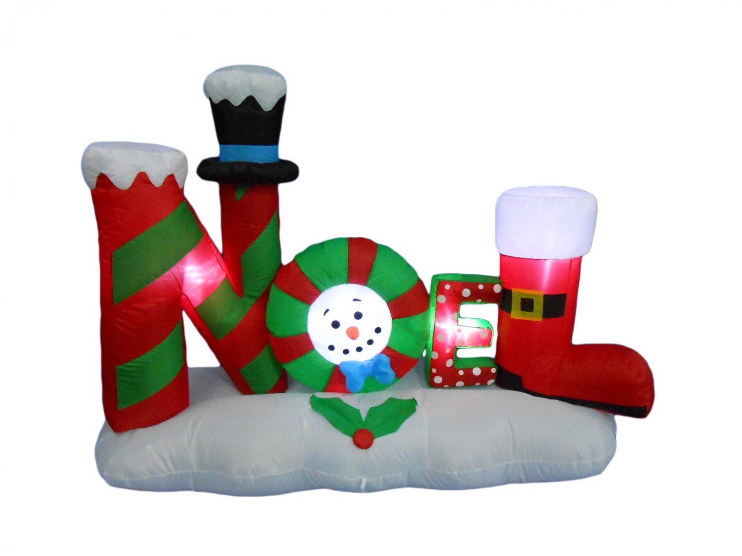 4 Foot Tall Lighted Christmas Inflatable Noel Yard Decoration #258