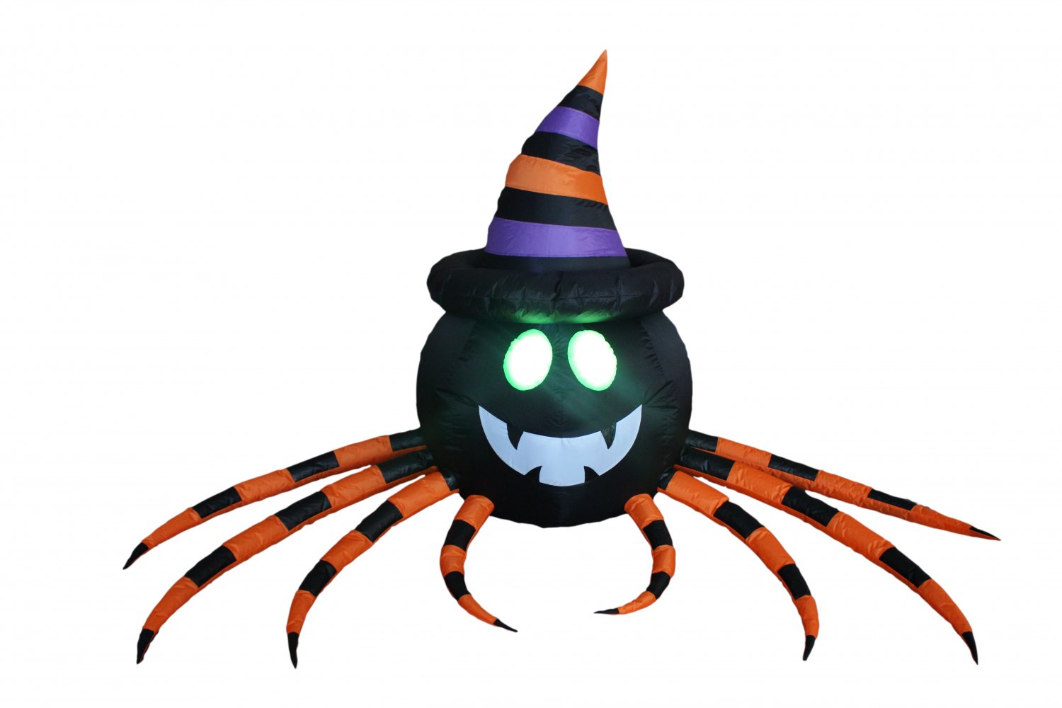 8 Foot Long Halloween Inflatable Spider with Hat Decoration #295