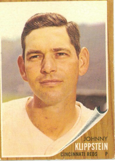 '62 Johnny Klippstein - #151 - Reds