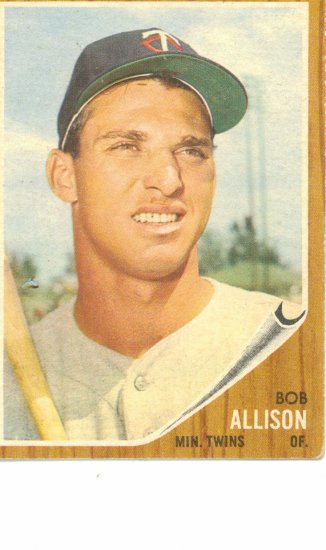'62 Bob Allison - Topps #180 - Twins