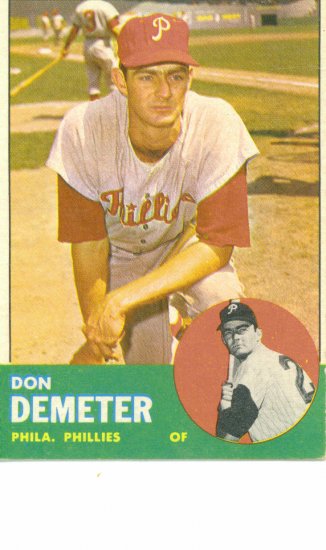 '63 Don Demeter - Topps #268 - Phillies