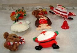 1980's Hallmark Holiday Pins