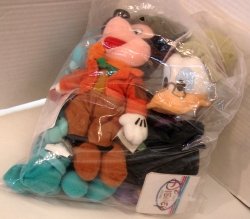 Disney - Christmas Carol Bean Bag Ghost Goofy, Scrooge,& Bob Cratchit Mickey *NIP* *Price to Sale*