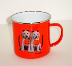 Large OLD NAVY Mug with Puppies in Costumes