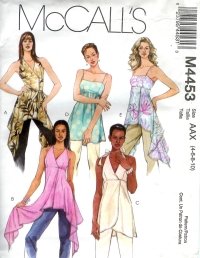 M4453 McCalls Pattern Tunics Misses Size 8-10-12-14