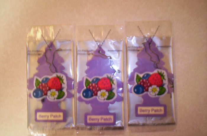 Berry Patch Tree Air Freshener - Lot of 3 -