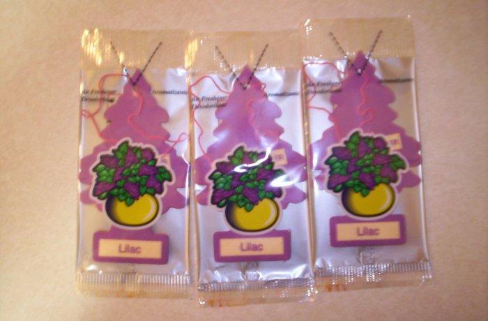 Lilac Tree Air Freshener - Lot of 3 -