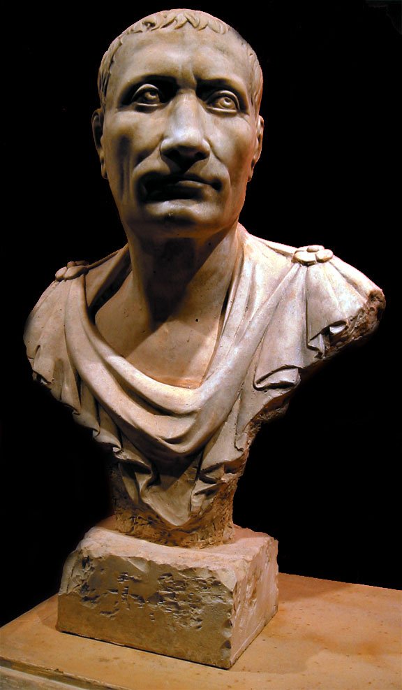 Julius Caesar Large Roman Bust Sculpture