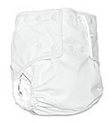Mommy's Touch, EZ Clean Cloth Diaper - White