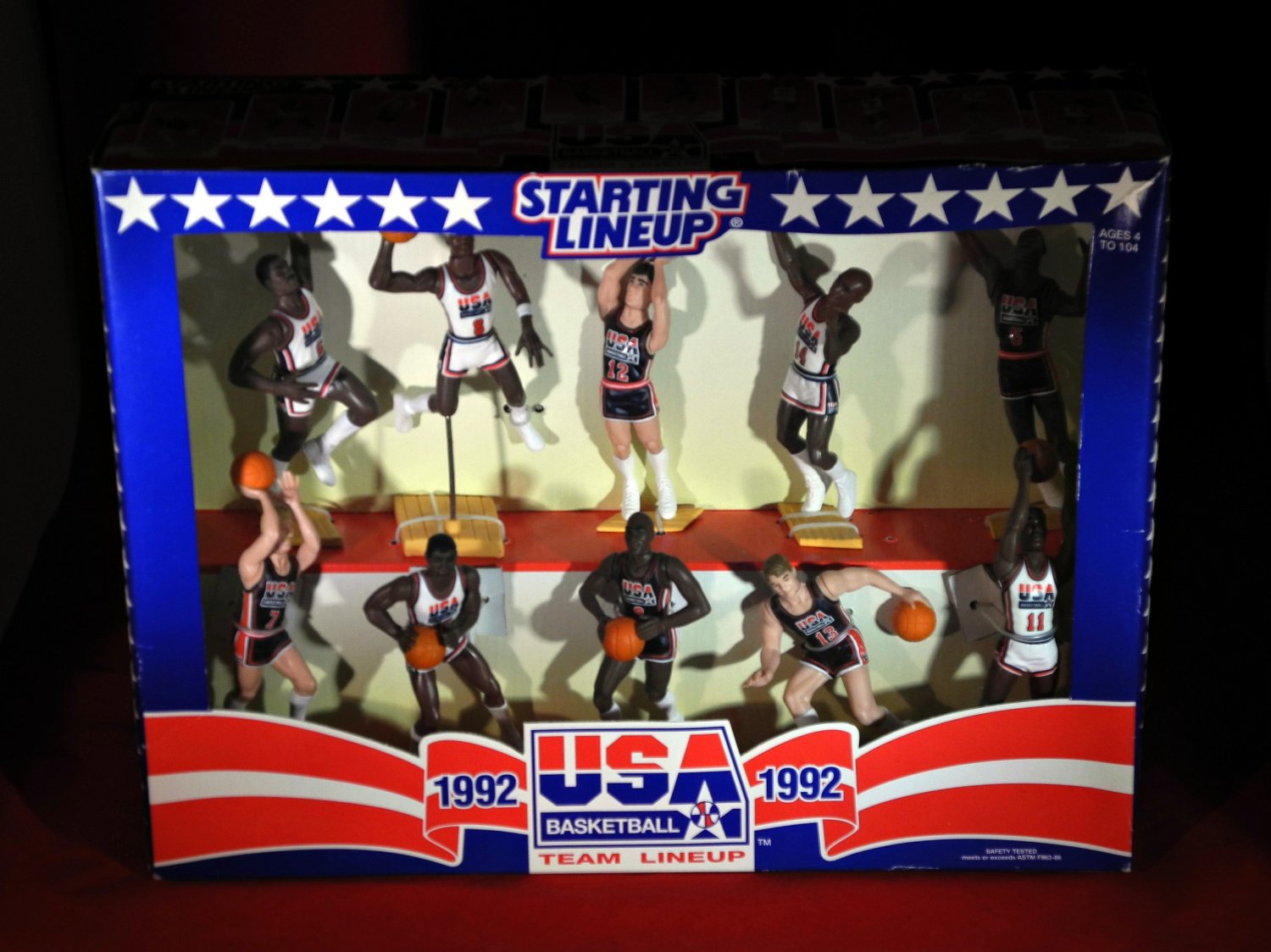 1992 usa dream team starting lineup figures