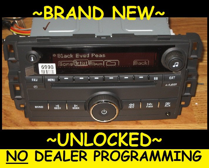 New Unlocked Oem 2007 09 Pontiac Saturn Cd Radio 3 5mm Aux Ipod New Unlocked Oem 2007 09 Pontiac Saturn Cd Radio 3 5mm Aux Ipod Input Mp3