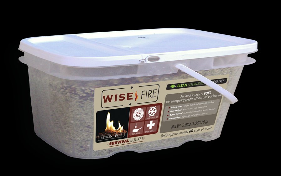 Wise Food: 1 Gallon Bucket Wise FIre ~ 1 Cup Boils 4 Cups of Water