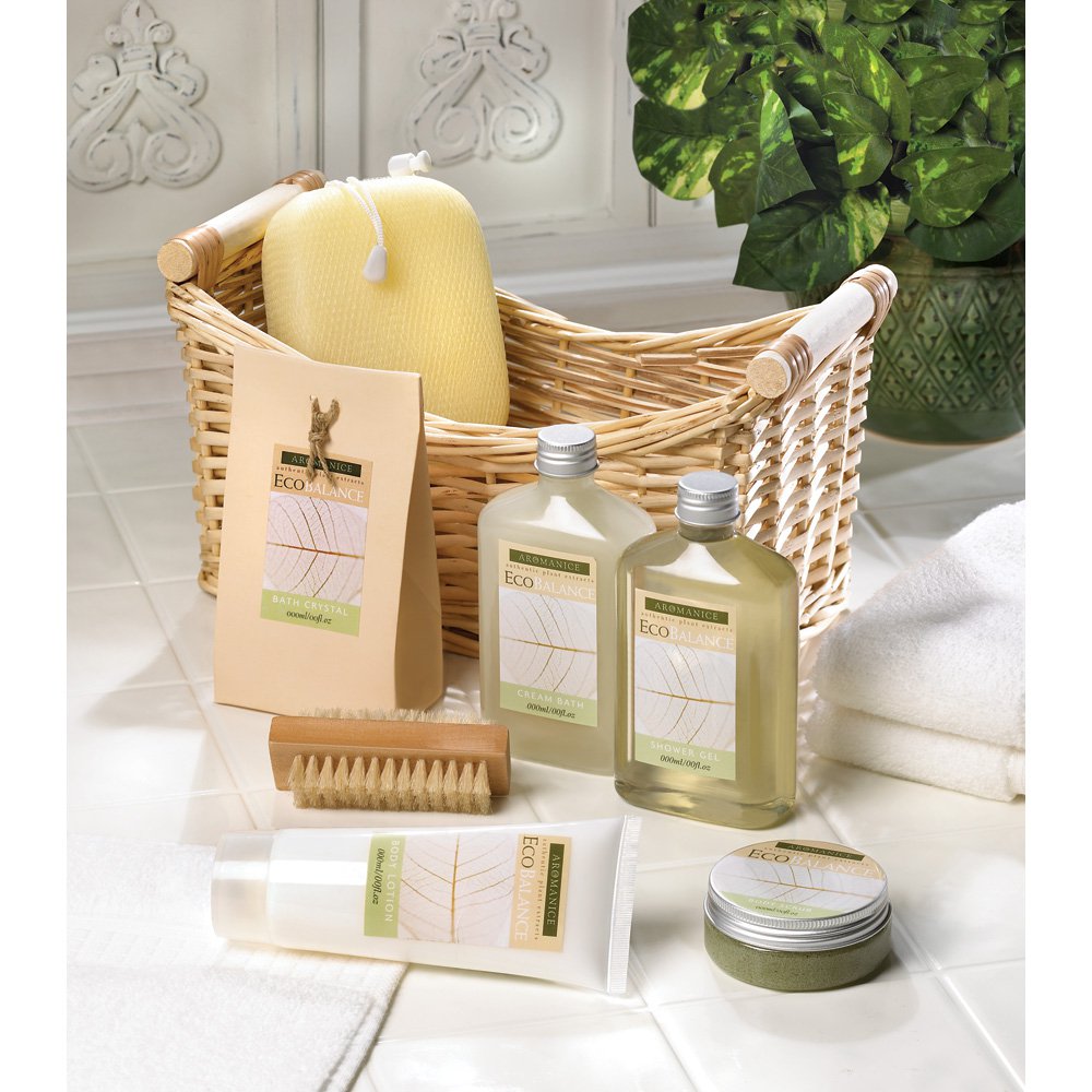 Lemongrass Eucalyptus Spa Basket