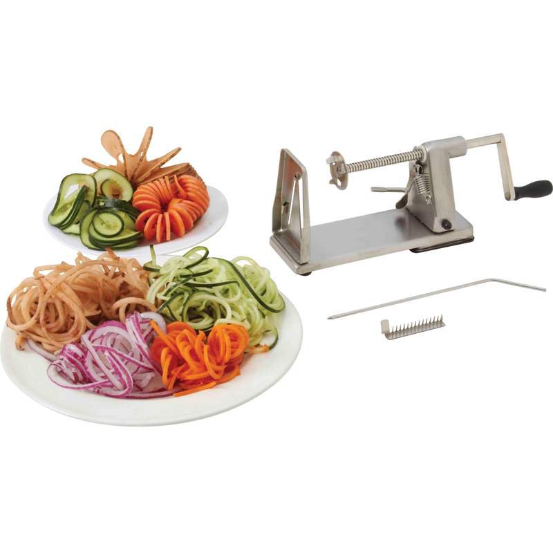 Maxam® Stainless Steel Vegetable Spiral Slicer
