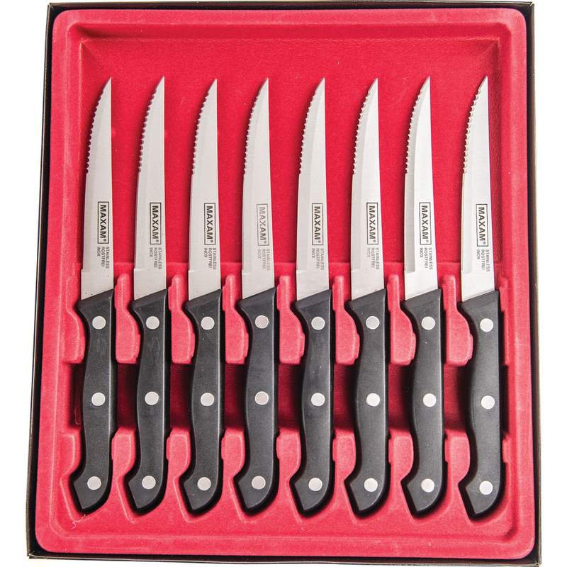 Maxam® 8pc 8-7/8" Steak Knife Set