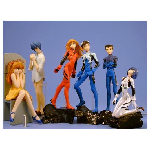 Neon Genesis Evangelion Gashapon Set of 6