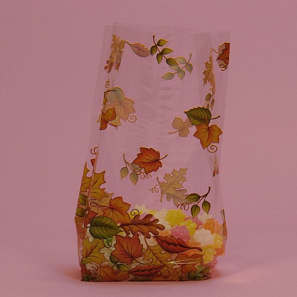 Falling Leaves Cello Bags 100 cnt $19.99, 3.5" x 7.5" size