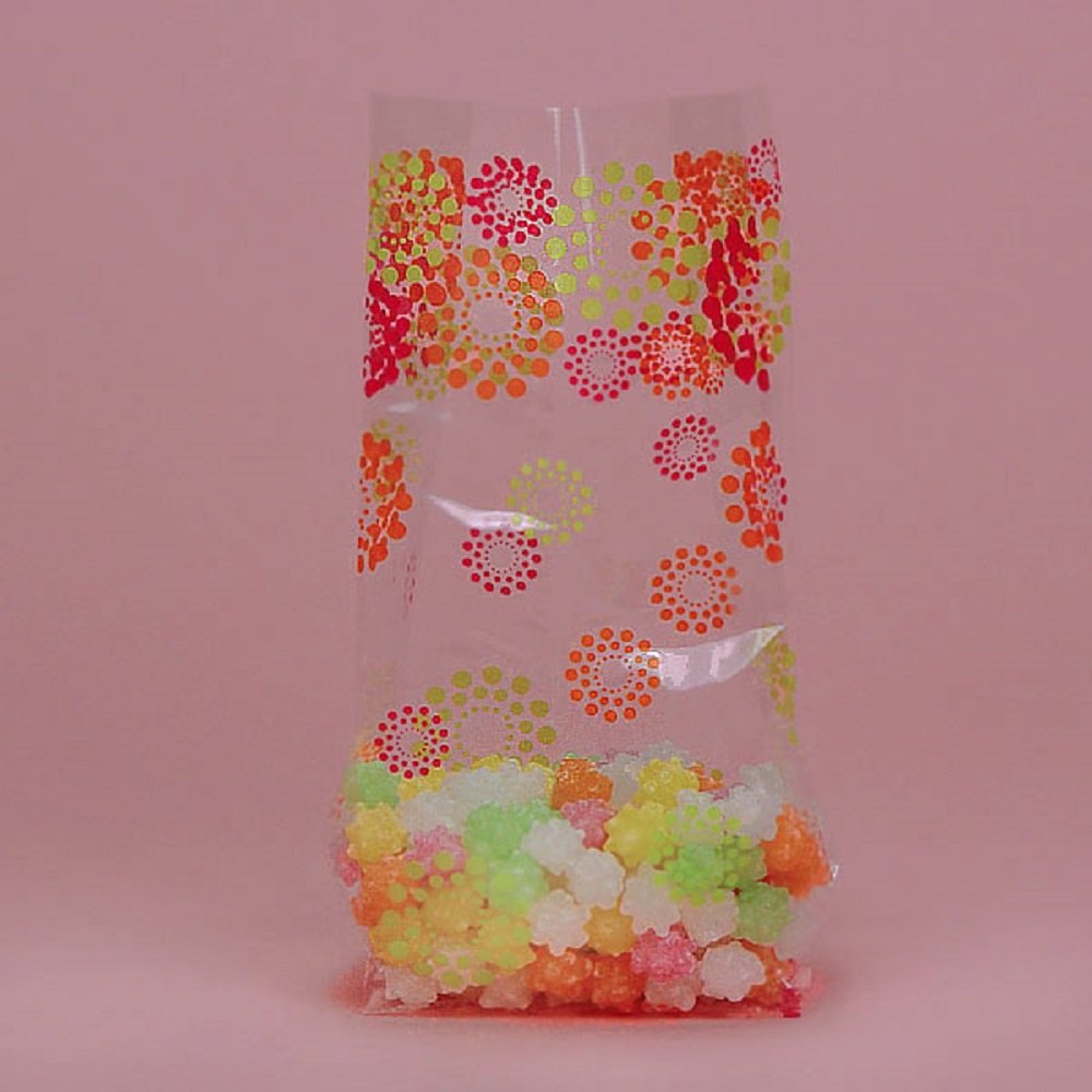 Blooming Dots in Pink Party Colors $19.99,100 cnt 3.5" x 7.5" size