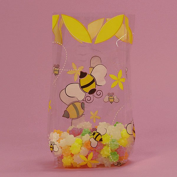 A Little Honey Bags, 100 cnt Cell Bags 3.5" x 7.5" Size