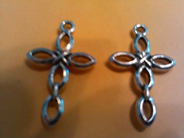 1in Oval Shape Crosses lot 5/$4.25 per lot