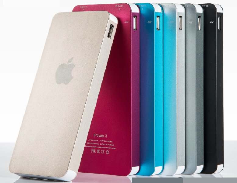 Portable/external Power Bank Charger 20000mAh for iPhone 4/ 4s/ 5/ 5s/ Samsung