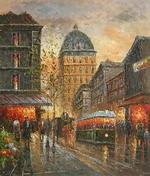 Evening delight in Paris