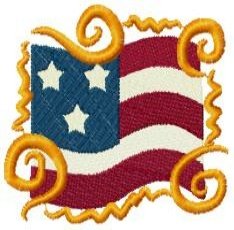 Patriotic 4th of July Embroidery Designs 4x4 Hoop