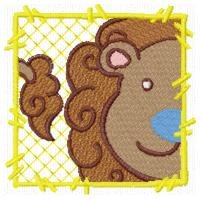 Adorable Zoo Blocks Embroidery Designs 4x4 Hoop