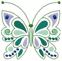 Spring Butterfly Machine Embroidery Designs 4x4 Hoop