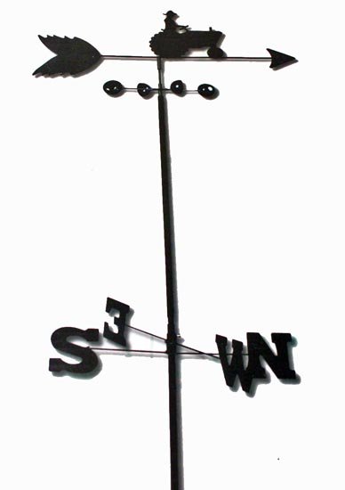 6 Foot WEATHER VANE - Farm Tractor - Garden Decor