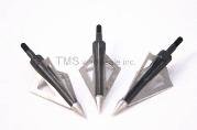 Pack of 3: 3 Blade Broadheads -150lb Crossbow Bolts Arrows - Free Ship