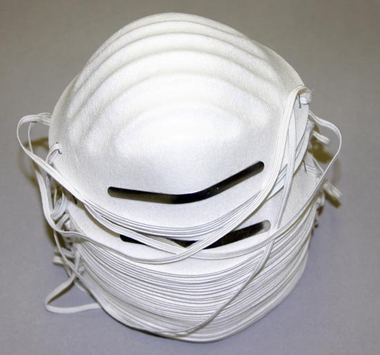 50pc Dust Mask for Non-Toxic Dust: House:Shop:Sanding
